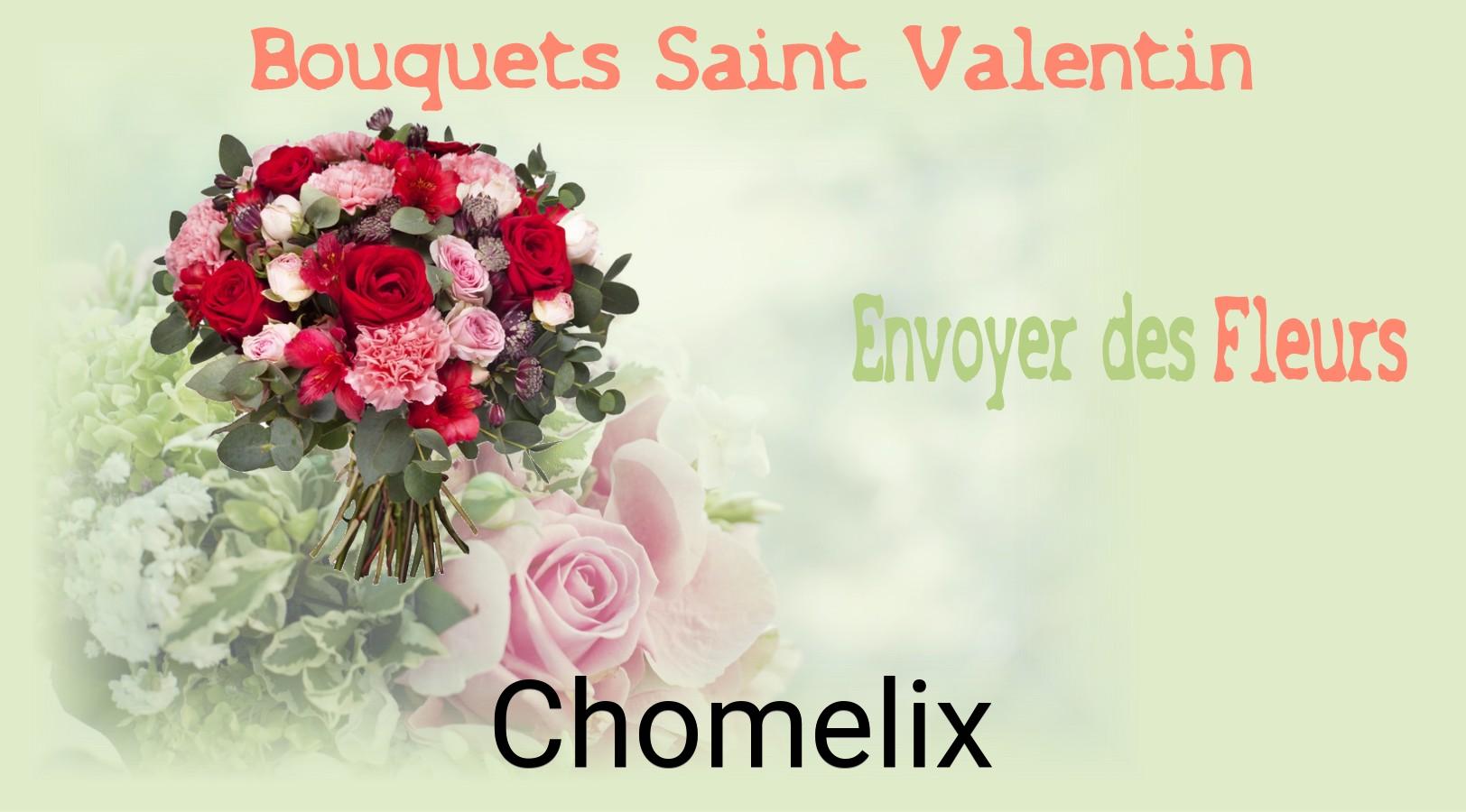 Roses de Saint-Valentin livrées à Chomelix